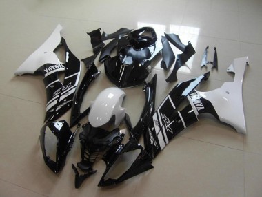 Cheap 2008-2016 Yamaha YZF R6 Motorcycle Fairing - White Glossy Black