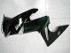 2009-2011 Kawasaki EX650 Motorcycle Fairings - Glossy Black White Decal
