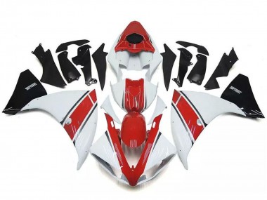 Cheap 2009-2011 Yamaha YZF R1 Motorcycle Fairings - White Red Black