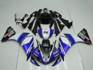 Cheap 2009-2011 Yamaha YZF R1 Motorcycle Fairings - White Blue Black Sterilgarda