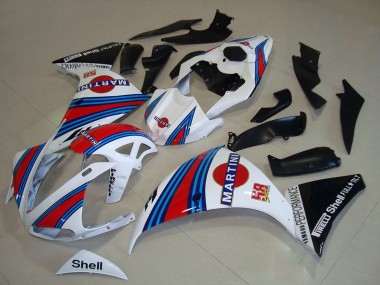 Cheap 2009-2011 Yamaha YZF R1 Motorcycle Fairings - White Blue Red Black Martini
