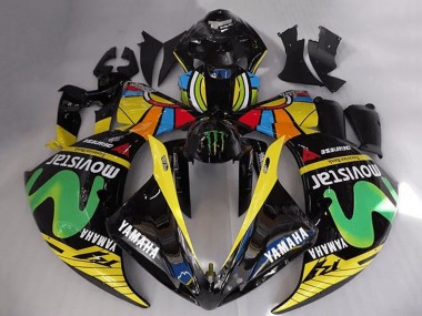 Cheap 2009-2011 Yamaha YZF R1 Motorcycle Fairings - Rossi MoviStar