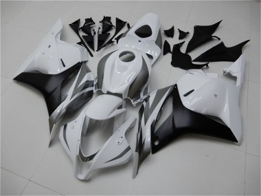 Cheap 2009-2012 Honda CBR600RR Motorcycle Fairing - White Grey Matte Black