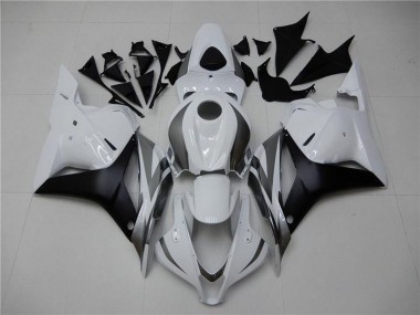 Cheap 2009-2012 Honda CBR600RR Motorcycle Fairing - White Grey Matte Black