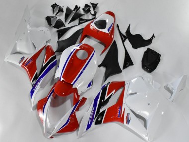 Cheap 2009-2012 Honda CBR600RR Motorcycle Fairing Kits - White Red Blue