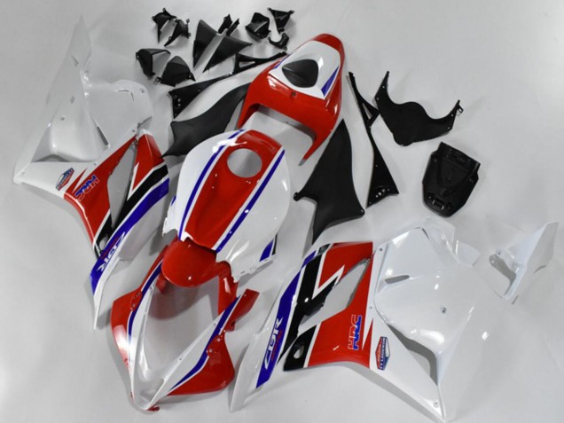 2009-2012 Honda CBR600RR Motorcycle Fairing Kits - White Red Blue
