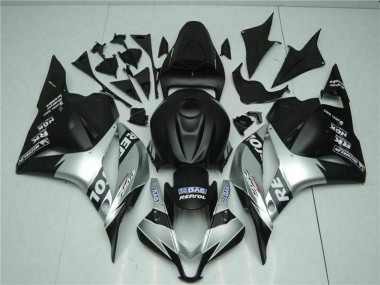 Cheap 2009-2012 Honda CBR600RR Motorcycle Fairings - Silver Matte Black Repsol