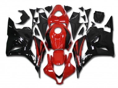Cheap 2009-2012 Honda CBR600RR Motorcycle Fairing Kits - Red Glossy Black