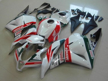 Cheap 2009-2012 Honda CBR600RR Motorcycle Fairings - White Red Green Castrol