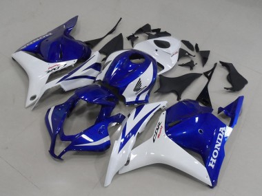 Cheap 2009-2012 Honda CBR600RR Motorcycle Fairings - White Blue