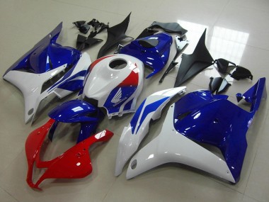 Cheap 2009-2012 Honda CBR600RR Motorcycle Fairing - White Red Blue