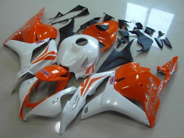 Cheap 2009-2012 Honda CBR600RR Motorcycle Fairings - White Orange HRC