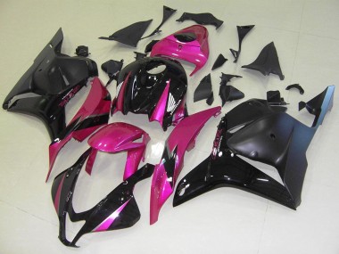 Cheap 2009-2012 Honda CBR600RR Motorcycle Fairings - Pink Glossy Black Matte Black