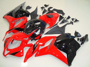 Cheap 2009-2012 Honda CBR600RR Motorcycle Fairing - Red Glossy Black