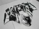 2009-2012 Kawasaki ZX6R Motorcycle Fairings - Glossy Black White