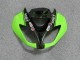 2009-2012 Kawasaki ZX6R Motorcycle Fairings - Green Glossy Black Elf Touch4 Bridgestone