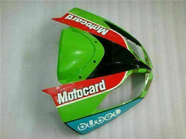 2009-2012 Kawasaki ZX6R Motorcycle Fairings - Green White Red Black Blue Motocard