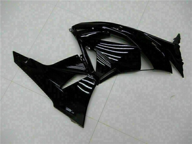 2009-2012 Kawasaki ZX6R Motorcycle Fairings - Glossy Black Green