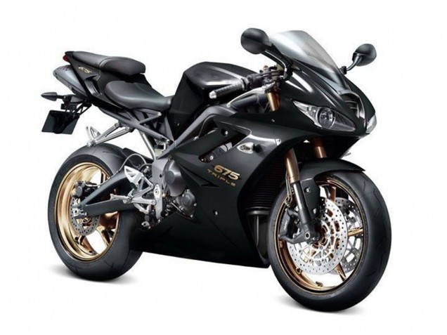2009-2012 Triumph Daytona 675 Triple Motorcycle Fairings - Glossy Black