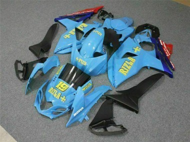 Cheap 2009-2016 Suzuki GSXR 1000 Motorcycle Fairings - Blue Yellow Rizla 19 Red