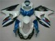 2009-2016 Suzuki GSXR 1000 Abs Fairings Kits - White Blue Black