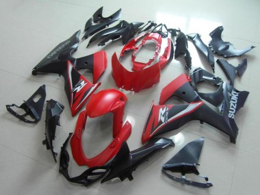 Cheap 2009-2016 Suzuki GSXR 1000 Motorcycle Fairings - Red Matte Black