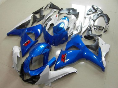 Cheap 2009-2016 Suzuki GSXR 1000 Motorcycle Fairings - Blue White Black OEM Style