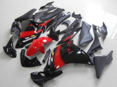 Cheap 2011-2015 Honda CBR250RR Motorcycle Fairing - Glossy Black Red