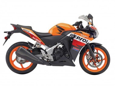 Cheap 2011-2015 Honda CBR250RR Motorcycle Fairings - Orange White Red Glossy Black Repsol HRC