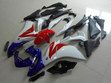 Cheap 2011-2015 Honda CBR250RR Motorcycle Fairing - White Red Blue