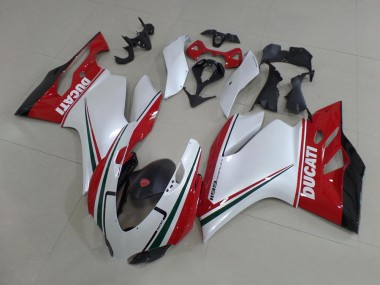 Cheap 2011-2014 Ducati 1199 Motorcycle Fairing Kits - White Red Black Green