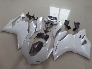 Cheap 2011-2014 Ducati 1199 Motorcycle Fairings - White Black