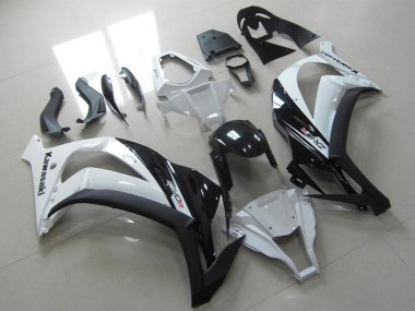 Cheap 2011-2015 Kawasaki ZX10R Motorcycle Fairing - White Glossy Black
