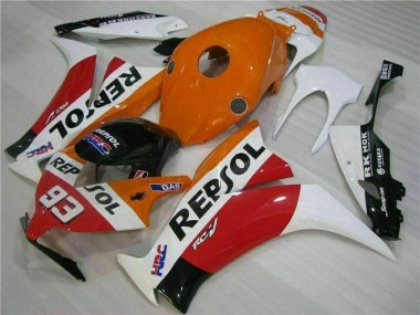 Cheap 2012-2016 Honda CBR1000RR Motorcycle Fairing - White Orange Red Glossy Black HRC Repsol 93
