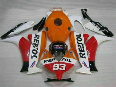 Cheap 2012-2016 Honda CBR1000RR Motorcycle Fairing - White Orange Red Glossy Black HRC Repsol 93