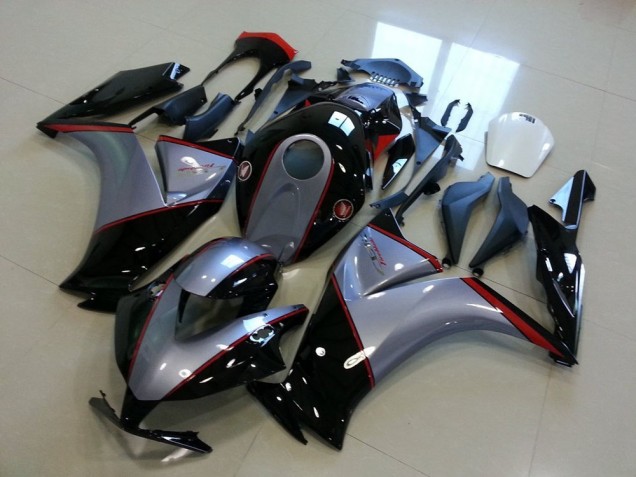 2012-2016 Honda CBR1000RR Motorcycle Fairings - Grey Red Glossy Black