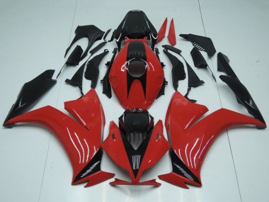 Cheap 2012-2016 Honda CBR1000RR Motorcycle Fairings - Red Black with No Decals