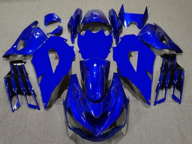 Cheap 2012-2024 Kawasaki ZX14R ZZR1400 Motorcycle Fairings - Blue Black