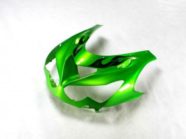 Cheap 2012-2024 Kawasaki ZX14R ZZR1400 Motorcycle Fairing - Green Glossy Black