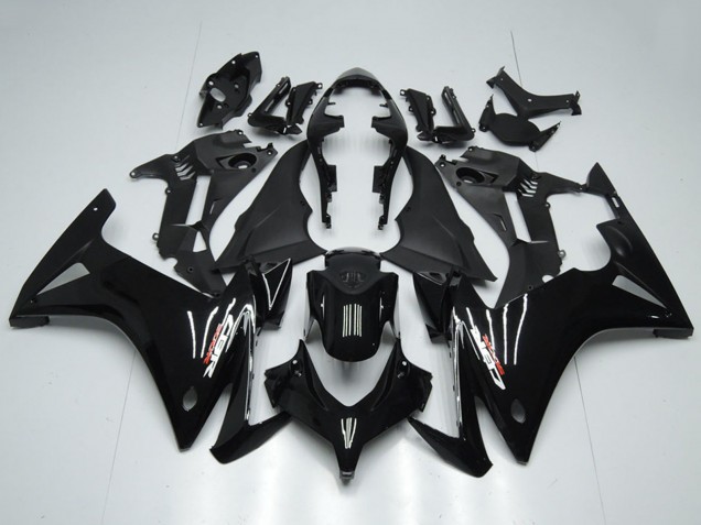 2013-2015 Honda CBR500R Motorcycle Fairing - Glossy Black Matte Black