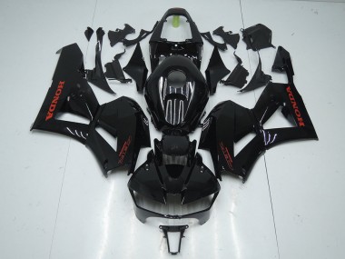 Cheap 2013-2023 Honda CBR600RR Motorcycle Fairings - Glossy Black Red Decals