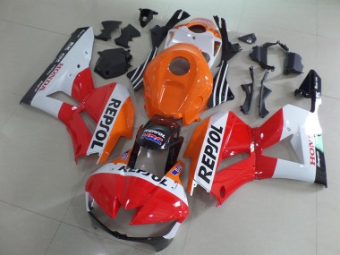 Cheap 2013-2023 Honda CBR600RR Motorcycle Fairing Kits - Orange White Red Glossy Black Repsol