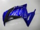 2013-2024 Kawasaki Ninja 300 EX300R Motorcycle Fairings - Blue Black White Flame