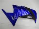 2013-2024 Kawasaki Ninja 300 EX300R Motorcycle Fairings - Blue Black White Flame