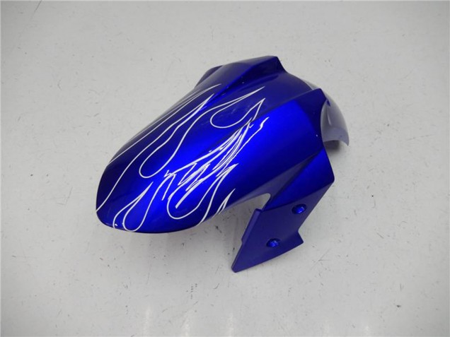 2013-2024 Kawasaki Ninja 300 EX300R Motorcycle Fairings - Blue Black White Flame