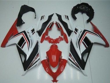 Cheap 2013-2024 Kawasaki Ninja 300 EX300R Motorcycle Fairings - White Red Black