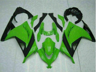 Cheap 2013-2024 Kawasaki Ninja 300 EX300R Motorcycle Fairings - Green Black