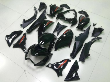 Cheap 2013-2018 Kawasaki Z800 Motorcycle Fairings - Glossy Black Red Silver