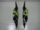 2013-2018 Kawasaki ZX6R Motorcycle Fairings - Green Yellow Glossy Black Matte Black