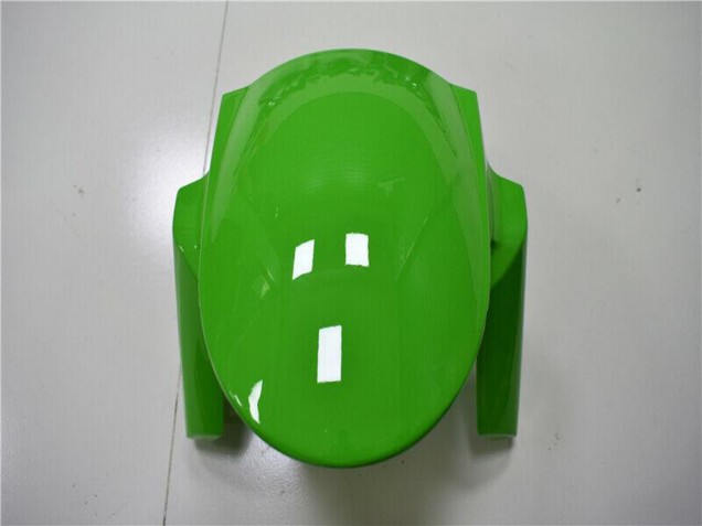 2013-2018 Kawasaki ZX6R Bike Fairings - Green Glossy Black